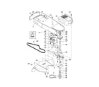 Weed Eater 96176000101 chassis/deflector diagram
