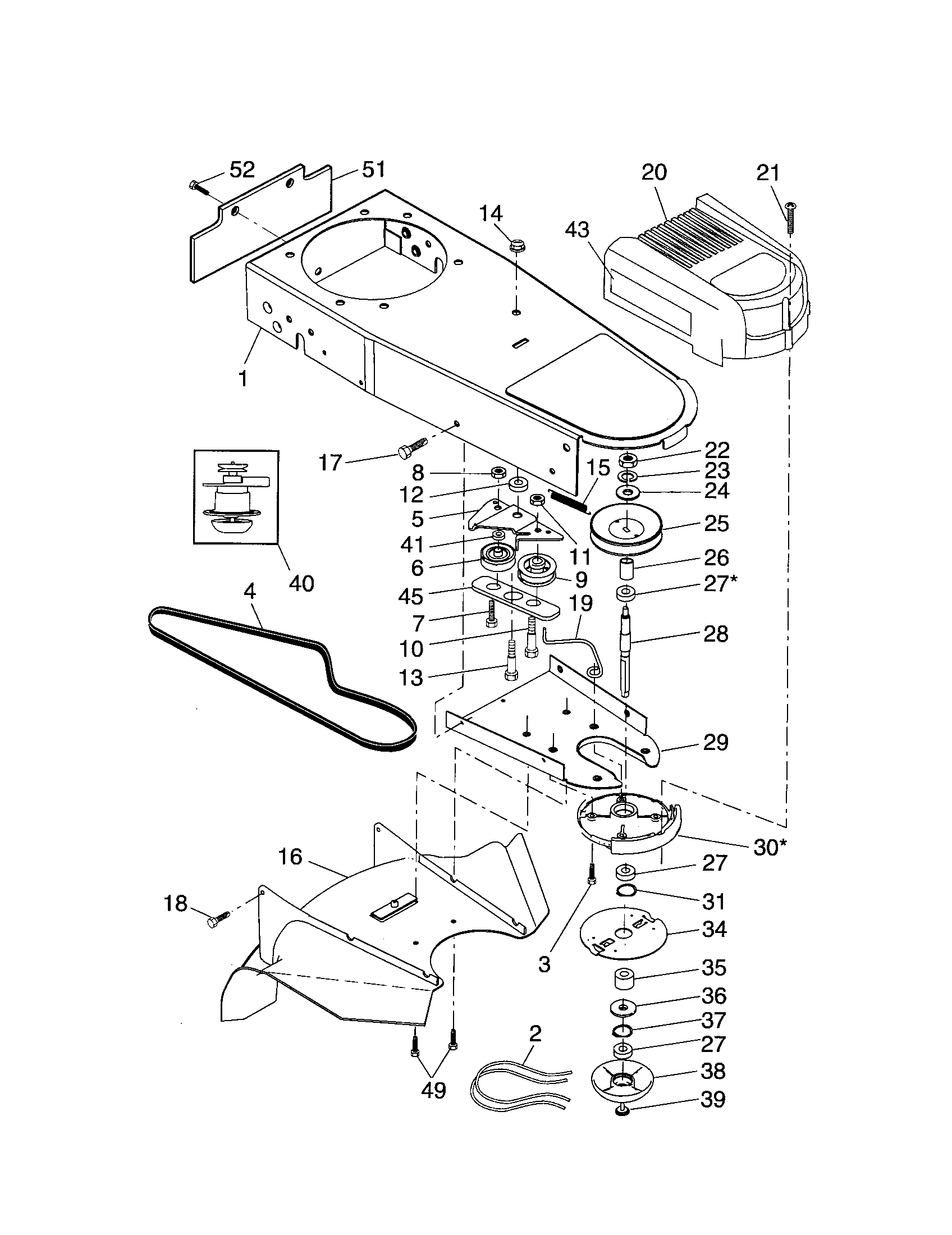 CHASSIS/DEFLECTOR