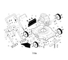 Murray 96112003800 rotary mower diagram