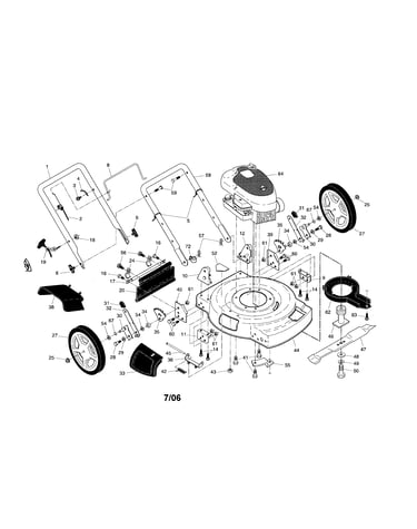 Engine/housing/handle