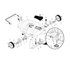 Southern States 96122000701 drive control/gear case/wheels diagram