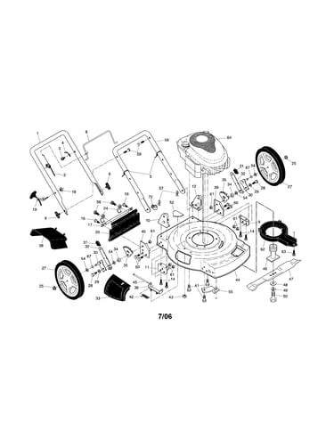 Engine/housing/handle