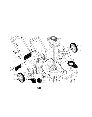 Engine/housing/handle