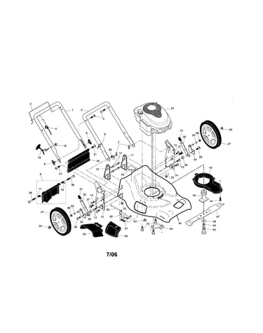 Engine/housing/handle