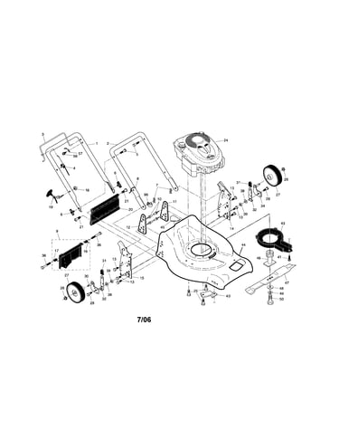 Engine/housing/handle