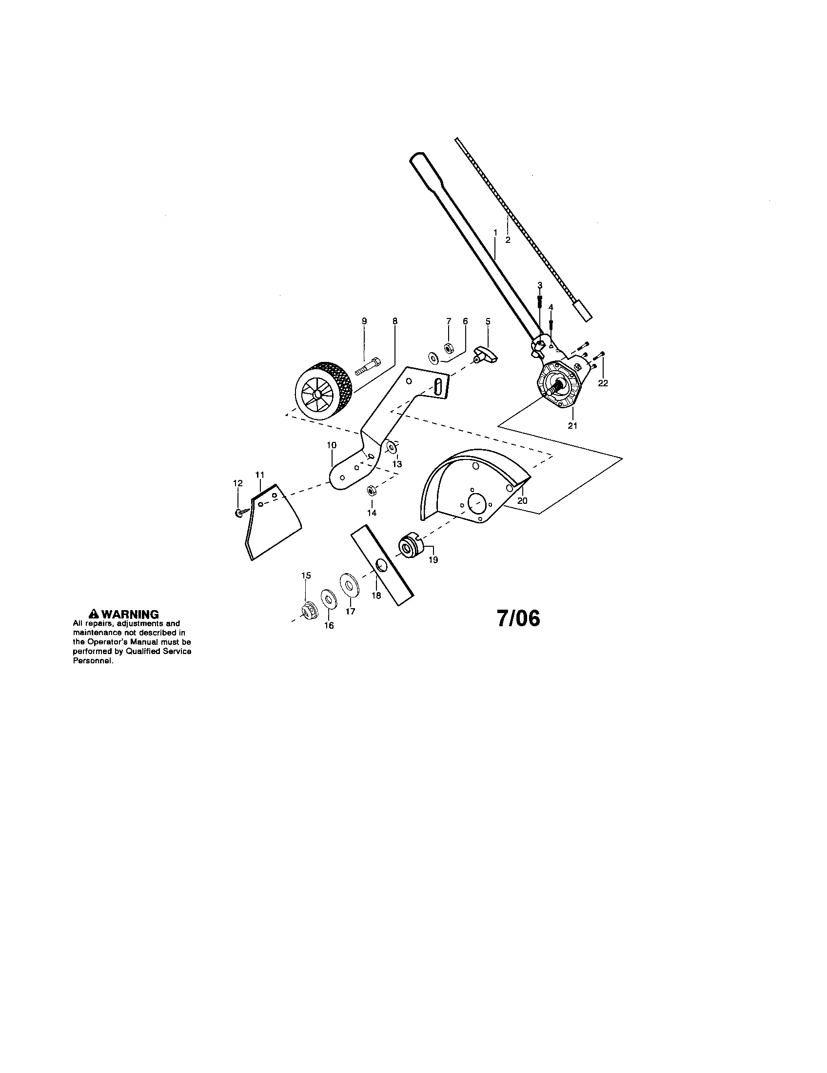 Edger attachment