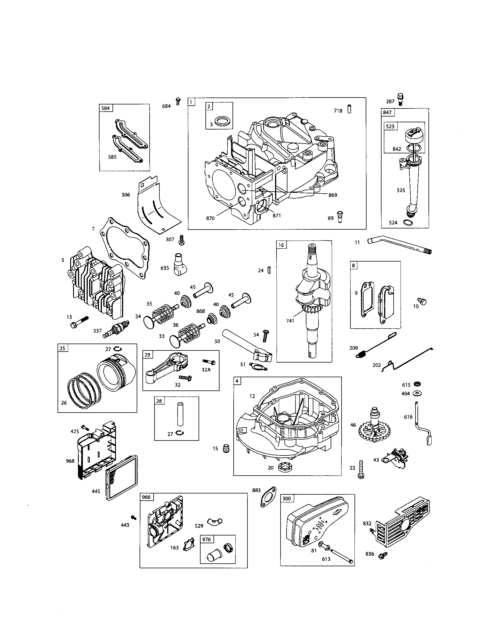 CYLINDER/CRANKSHAFT/SUMP