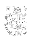 Cylinder/crankshaft/sump