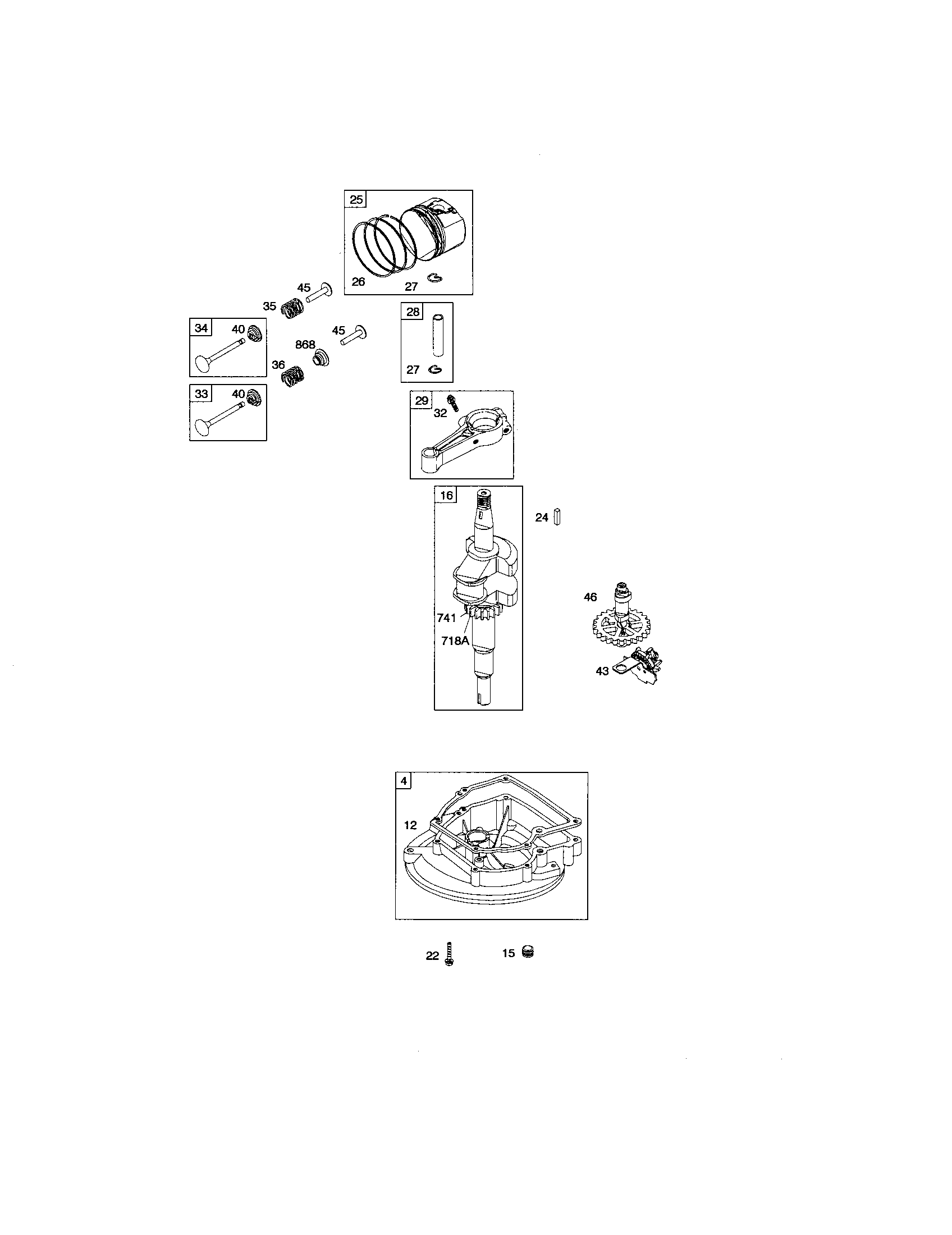 Crankshaft/sump