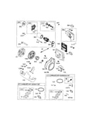 Starter motor/blower housing