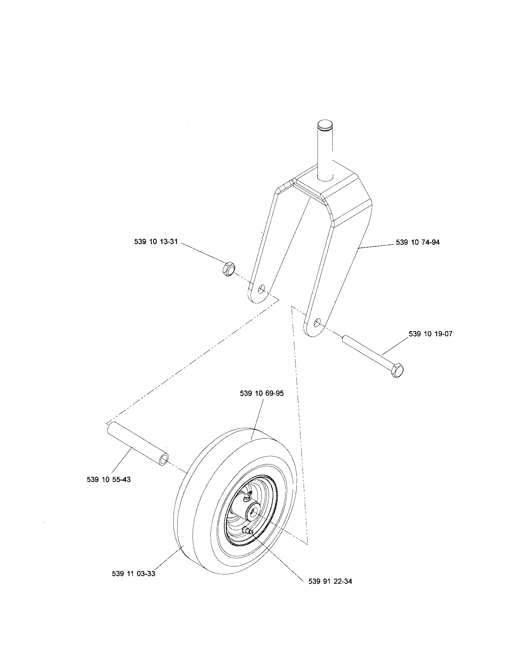 CASTER ASSEMBLY