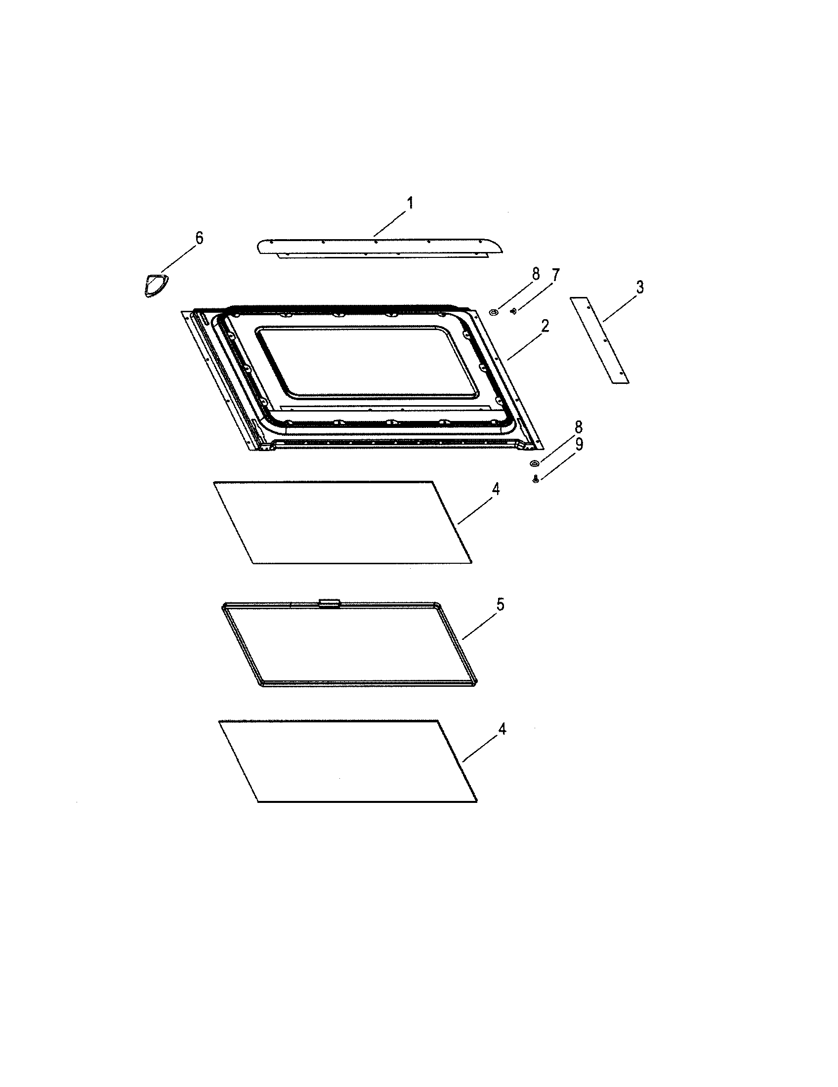 Inner door assembly