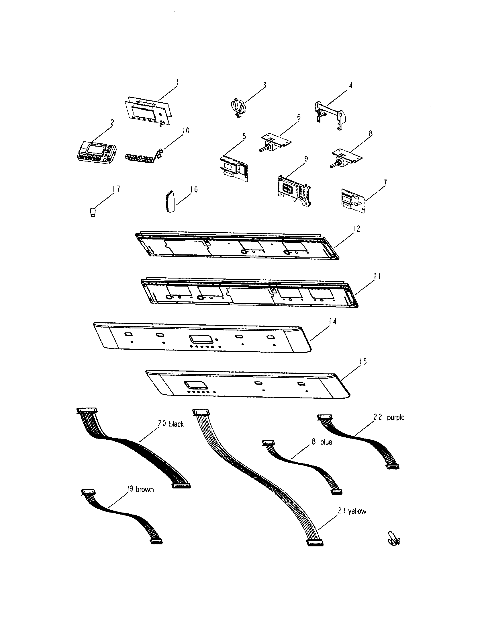 Control panel assembly