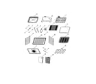 Fisher & Paykel OS302B elements & accessories diagram