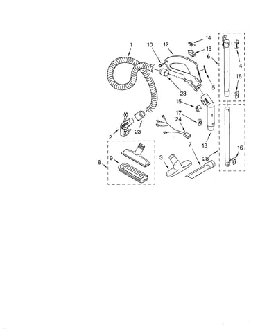Hose and attachment
