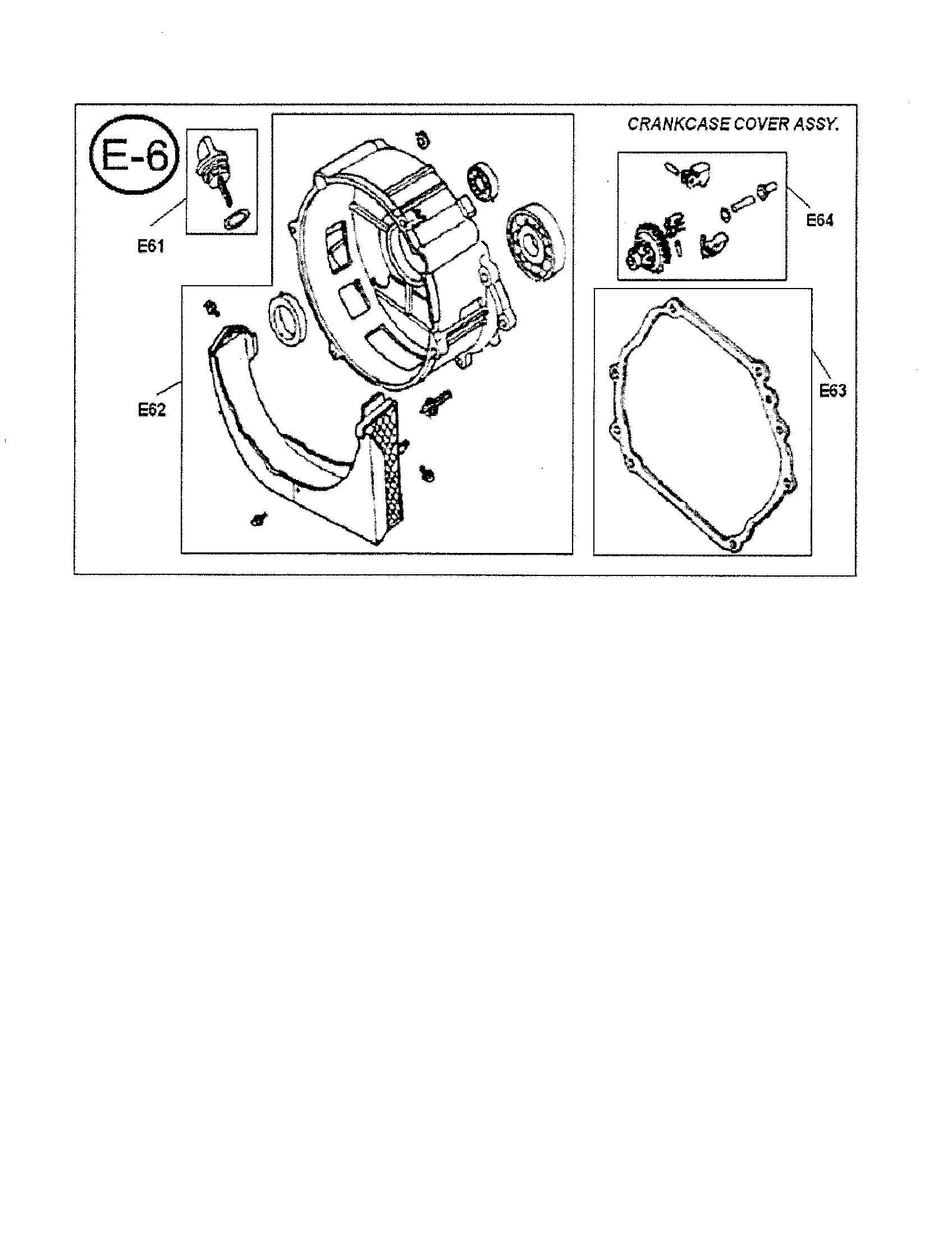 CRANKCASE COVER ASSEMBLY