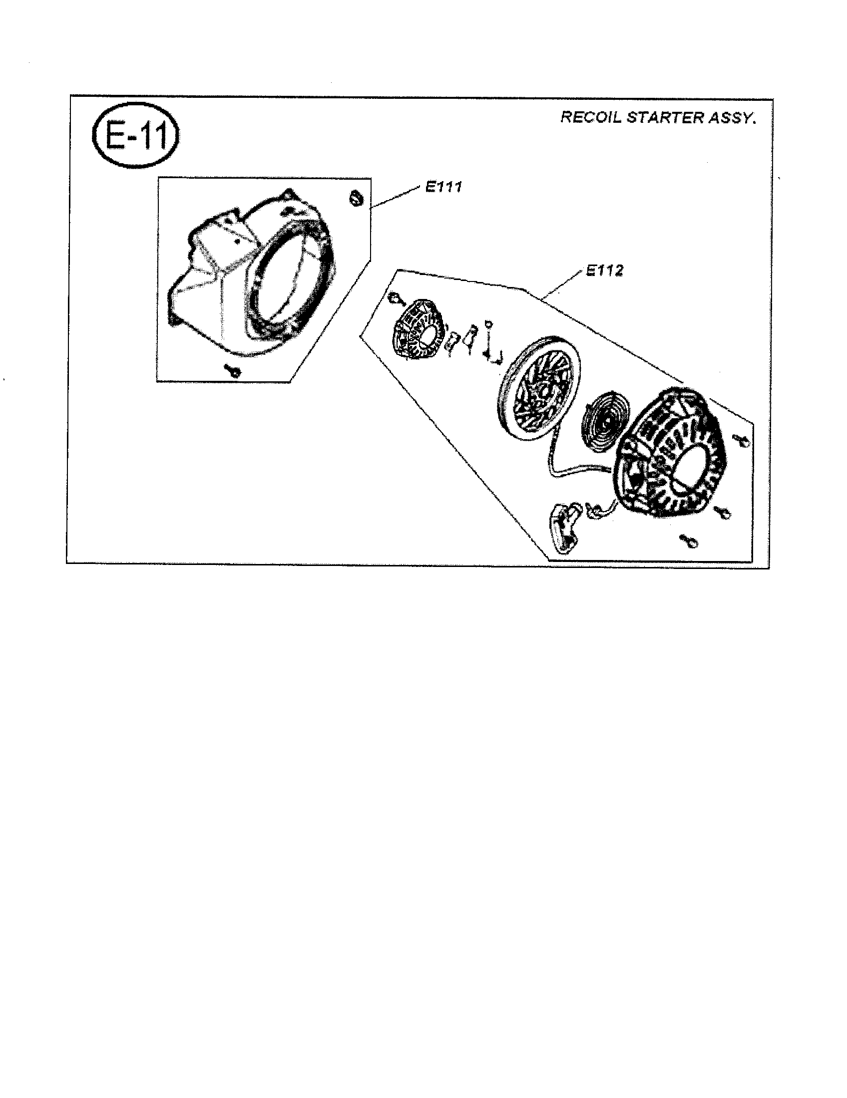 RECOIL STARTER ASSEMBLY