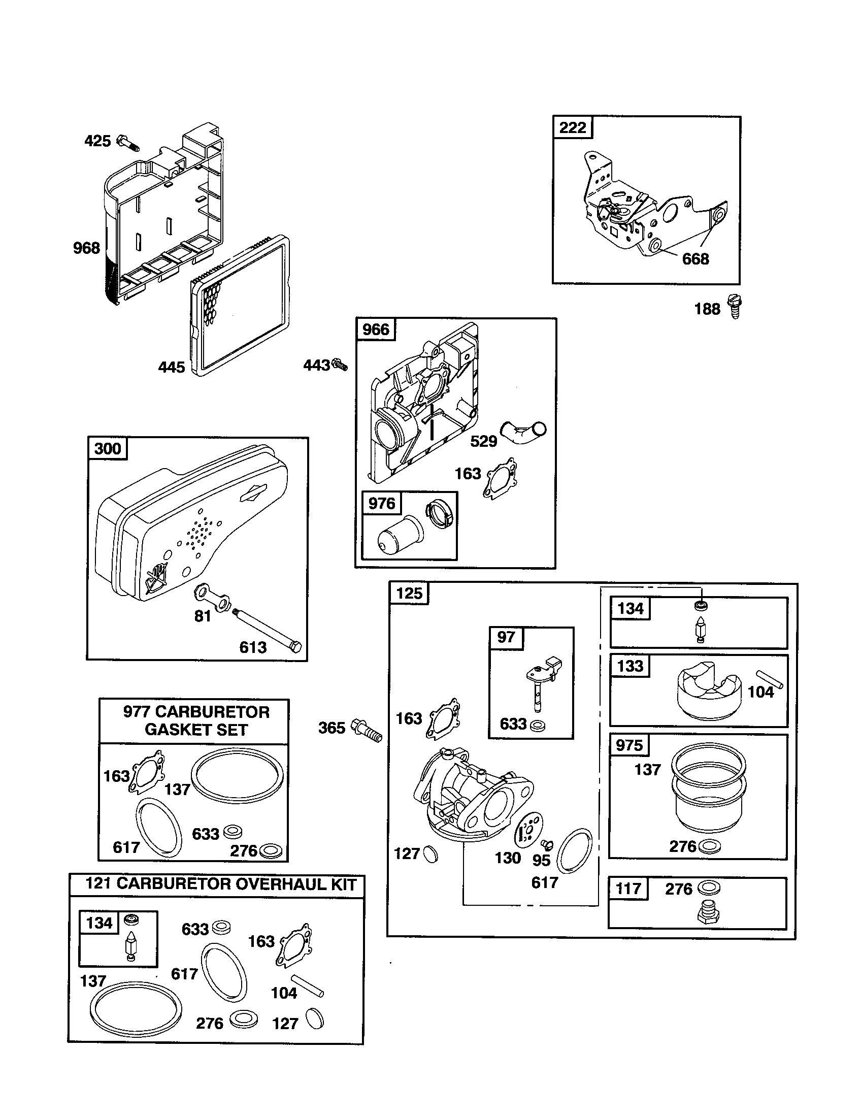 Carbreutor/muffler