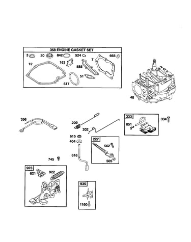 Short block/gasket set