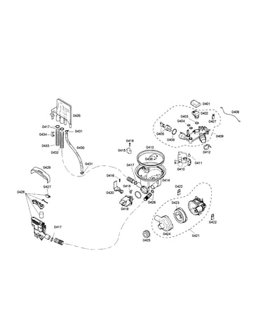 Pump circulation/sump