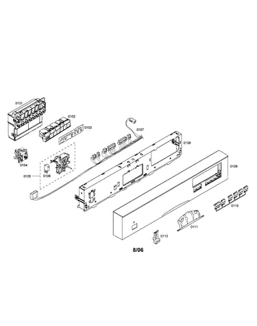 Fascia panel/control unit