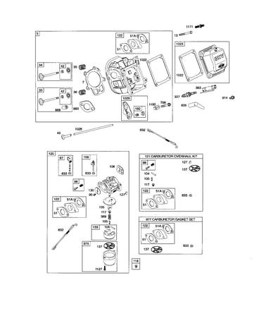Head cylinder/carburetor