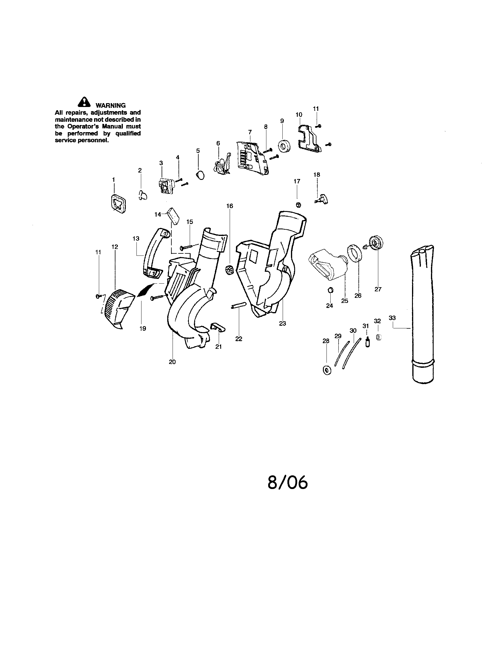 HOUSING/TUBE/HANDLE