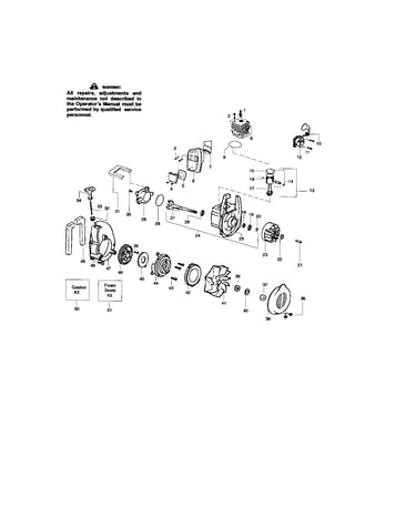 Cylinder/crankshaft/crankcase