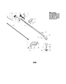 Driveshaft/shield/handle