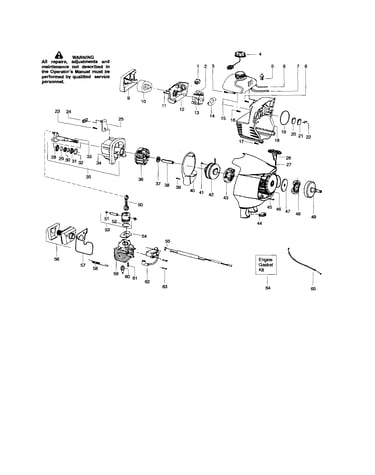 Cylinder/crankshaft/crankcase