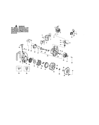 Cylinder/crankshaft/crankcase