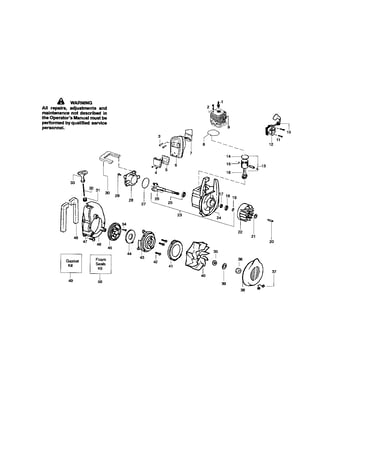 Cylinder/crankshaft/crankcase