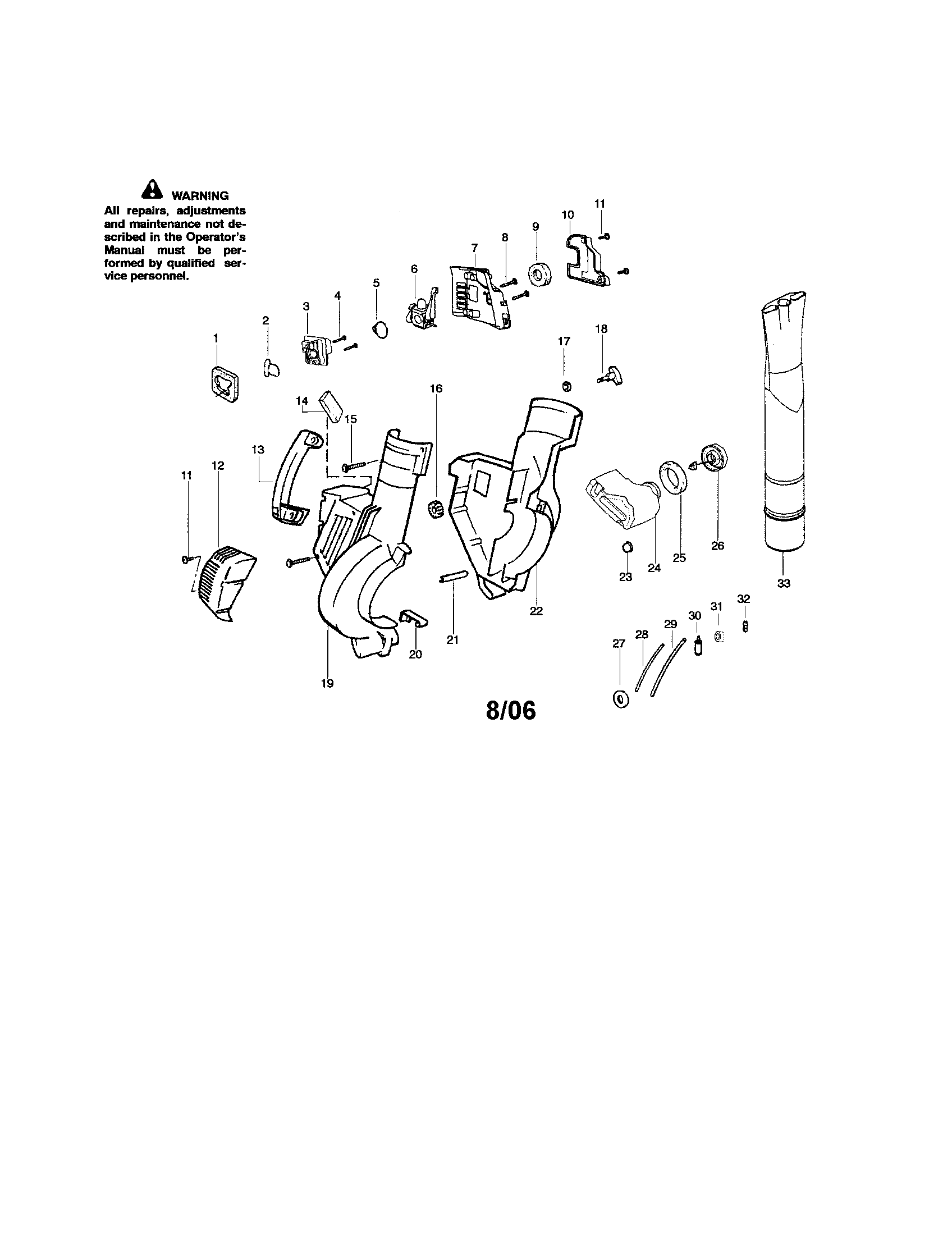 Housing/handle/tube