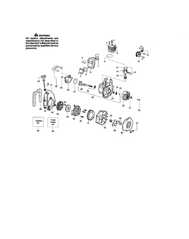 Cylinder/crankshaft/crankcase