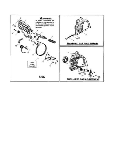 Lever and link/clutch cover