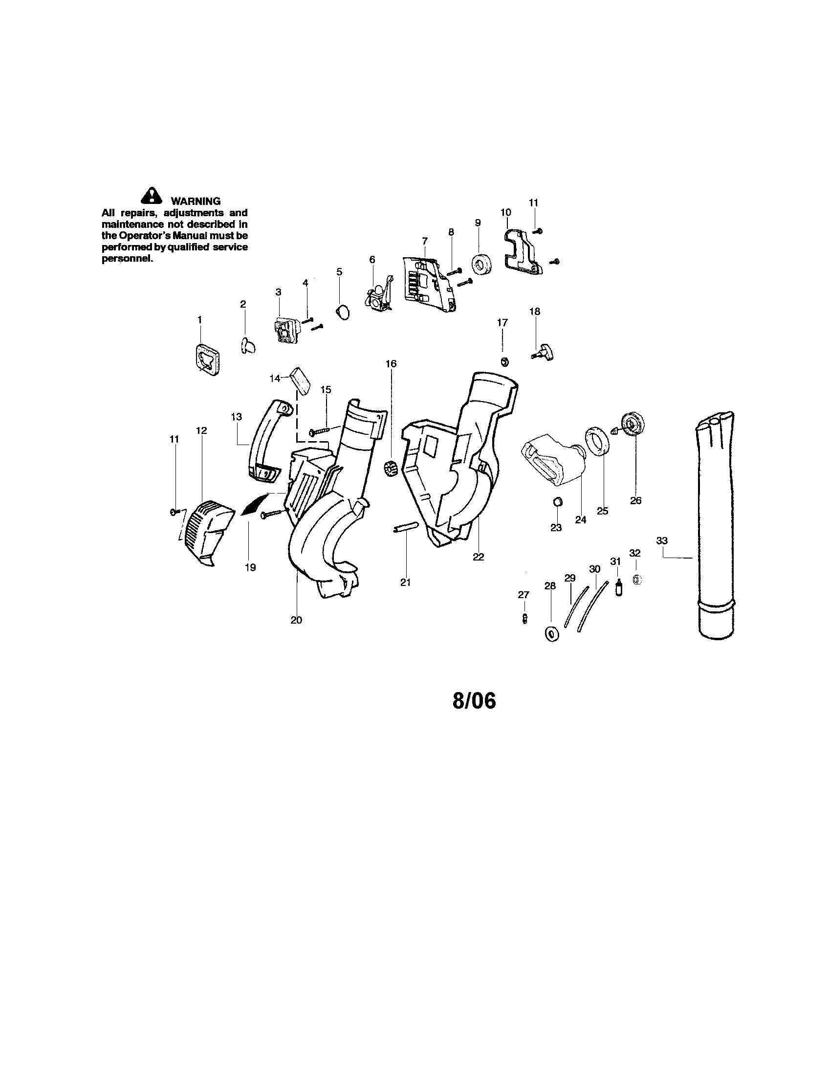 HOUSING/TUBE/HANDLE