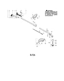 Driveshaft/handle/shield