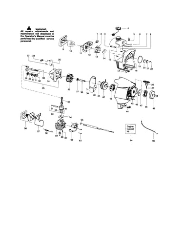 Cylinder/crankshaft/crankcase