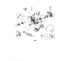 Poulan PP3516 TYPE 2 chassis/bar/handle diagram