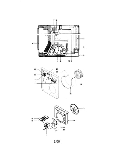 Vertical air conditioning system