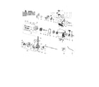 Poulan PPB300E cylinder/crankshaft/crankcase diagram