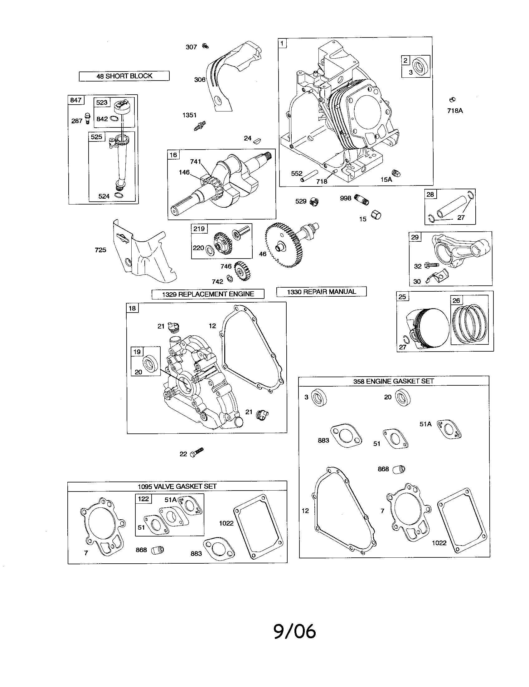 Cylinder/crankshaft/crankcase