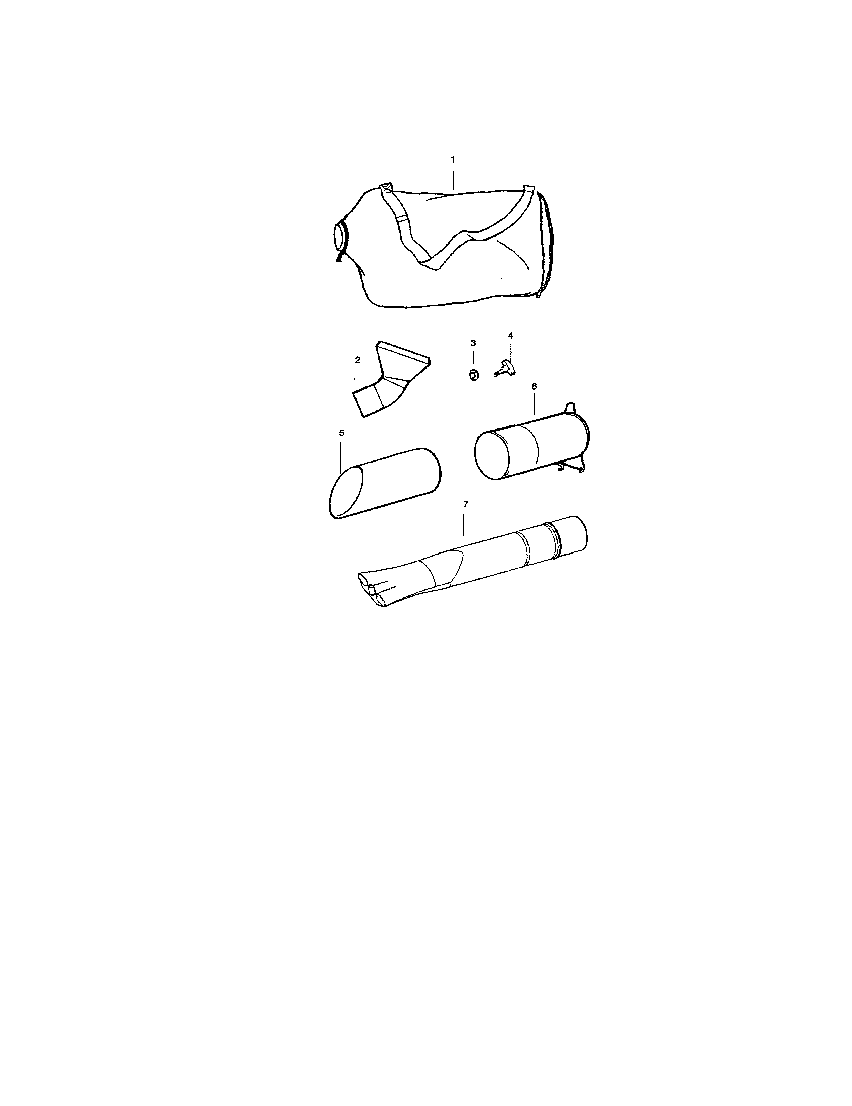 Vacuum bag/tubes