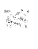 Cylinder/crankshaft/crankcase