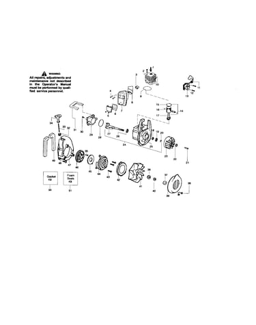 Cylinder/crankshaft/crankcase