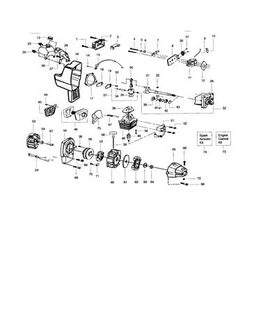 Cylinder/crankshaft/crankcase