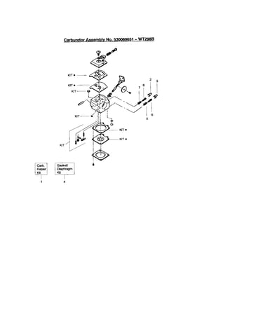 Carburetor 530069651 - wt298b