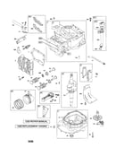 Cylinder/crankshaft/sump