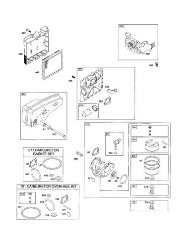 Carburetor/muffler