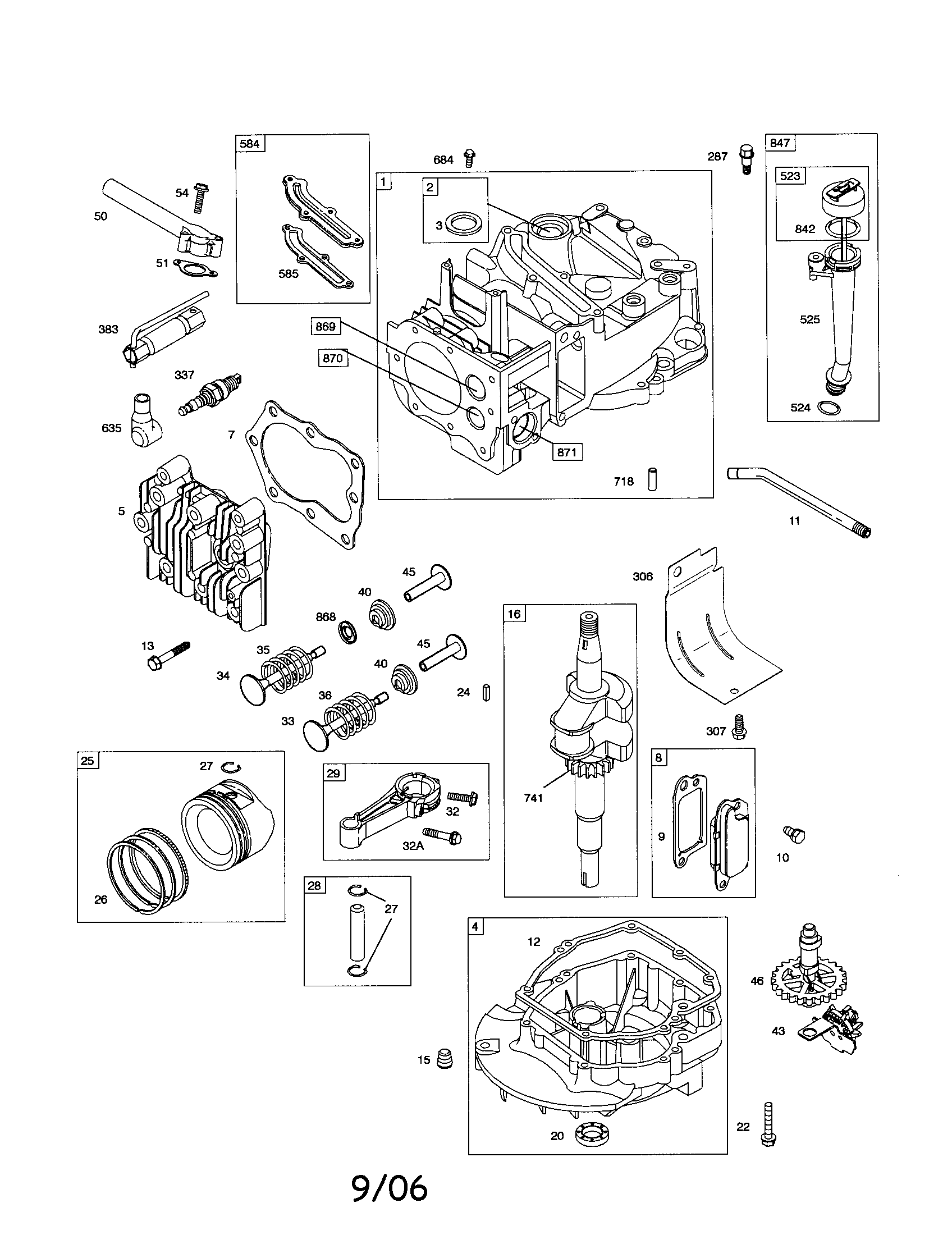 CYLINDER/CRANKSHAFT/SUMP